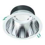 Philips LED Deckenstrahler Coreline DN142B Aluminium Weiß 19.2W 2300lm 60D - 830  | Ausschnitt 200mm - IP54 - UGR<19