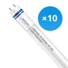 Mehrfachpackung 10x Philips LED Tube T8 MASTER (HF) Ultra Output 24W 3700lm - 840 Kaltweiß | 150cm - Dimmbar - Ersatz für 58W