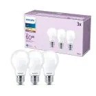 Mehrfachpackung 3x Philips Glühbirne LED E27 Spot Matt 7W 806lm - 827 