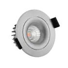 LED-Spot Leda schwenkbar Aluminium 6W 400lm 36D - 927 | Ausschnitt 83mm - IP44 - Höchste Farbwiedergabe - Dimmbar