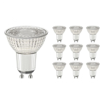 Mehrfachpackung 10x LED-Spot GU10 PAR16 4W 345lm 60D - 930 | Höchste Farbwiedergabe - Dimmbar - Ersatz für 50W
