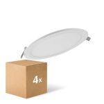 Lot 4x Ledvance Spot Encastrable LED Ronde DN210 18W 1530lm 120D - 830  | 225mm