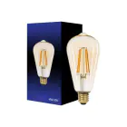 LED E27 Edison Filament Ambre 7.2W 630lm - 822 | Dimmable - Remplacement 50W
